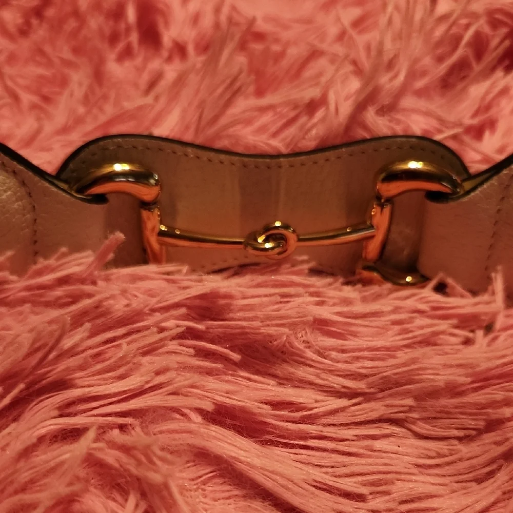 Gold and Cream Belt with Elegant Metal Details